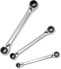 4 In 1 Ratcheting Wrench Set Reversible Ratchet Wrench Set Double Tool Box S