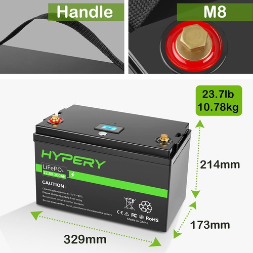 12V 100Ah 200Ah 150Ah LITHIUM LiFePO4 Bluetooth Solarbattery Caravan RV Off-grid - Picture 30 of 40