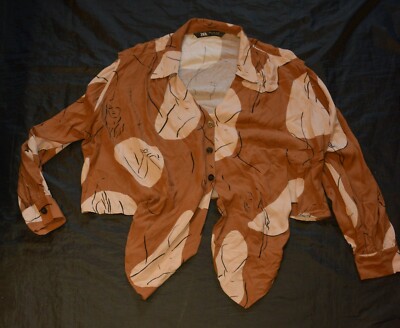 Zara Blouse Shirt M 38 Excellent