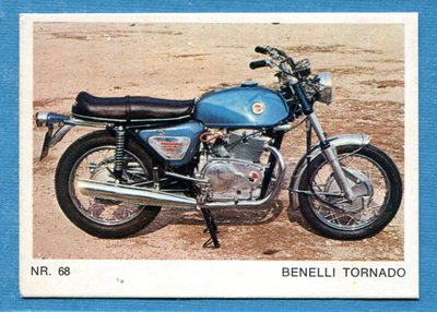MOTO - Ed. Raf - Figure/Sticker No. 68 - BENELLI TORNADO -Rec