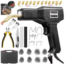 Versatile 2-in-1 Plastic Welder and Hot Stapler with 150W Power and Accessories