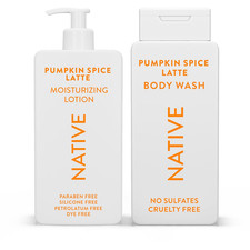 Body Wash  Moisturizing Lotion - Pumpkin Spice Latte - Naturally Derived Ingred