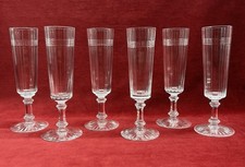 Baccarat Fluted Glasses Sektgl ser Flute A Champagne Cristal Taill  8557 Chicago