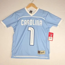 UNC Carolina Tarheels Youth Large Gameday Greats  Blue Official Lic.  Jersey NWT