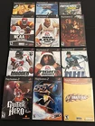 Playstation 2 PS2 Video Game LOT SSX, Guitar Hero, Crazy Taxi, NBA, Madden, NHL