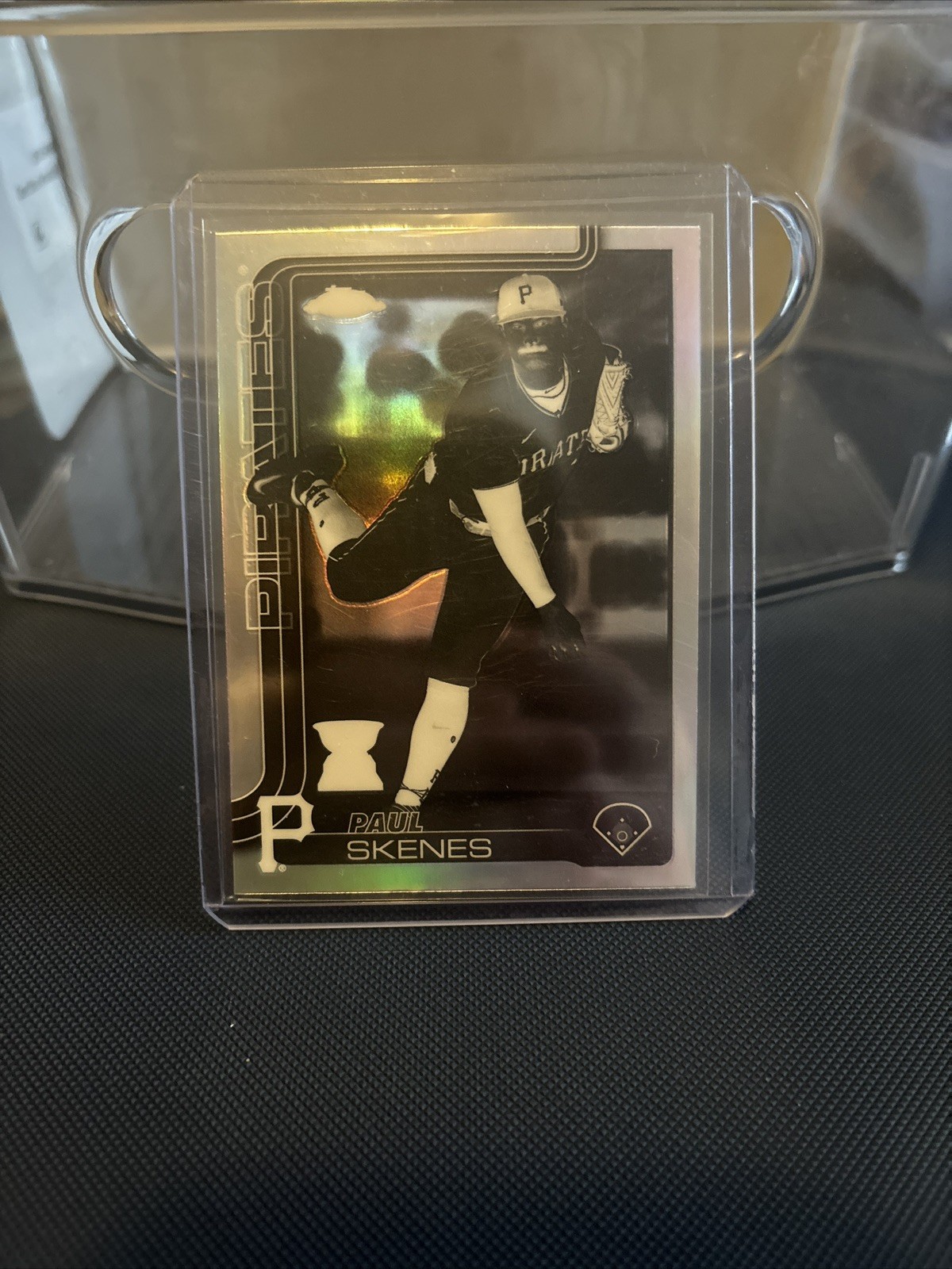 2025 Topps Chrome - Paul Skenes #300 Negative Refractor SP Rookie Cup