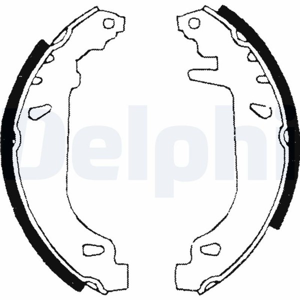 Bremsbackensatz Delphi LS1681 FüR Zx Xsara CitroËN 306 Peugeot N1 7B N3 N5 7A 7C-image