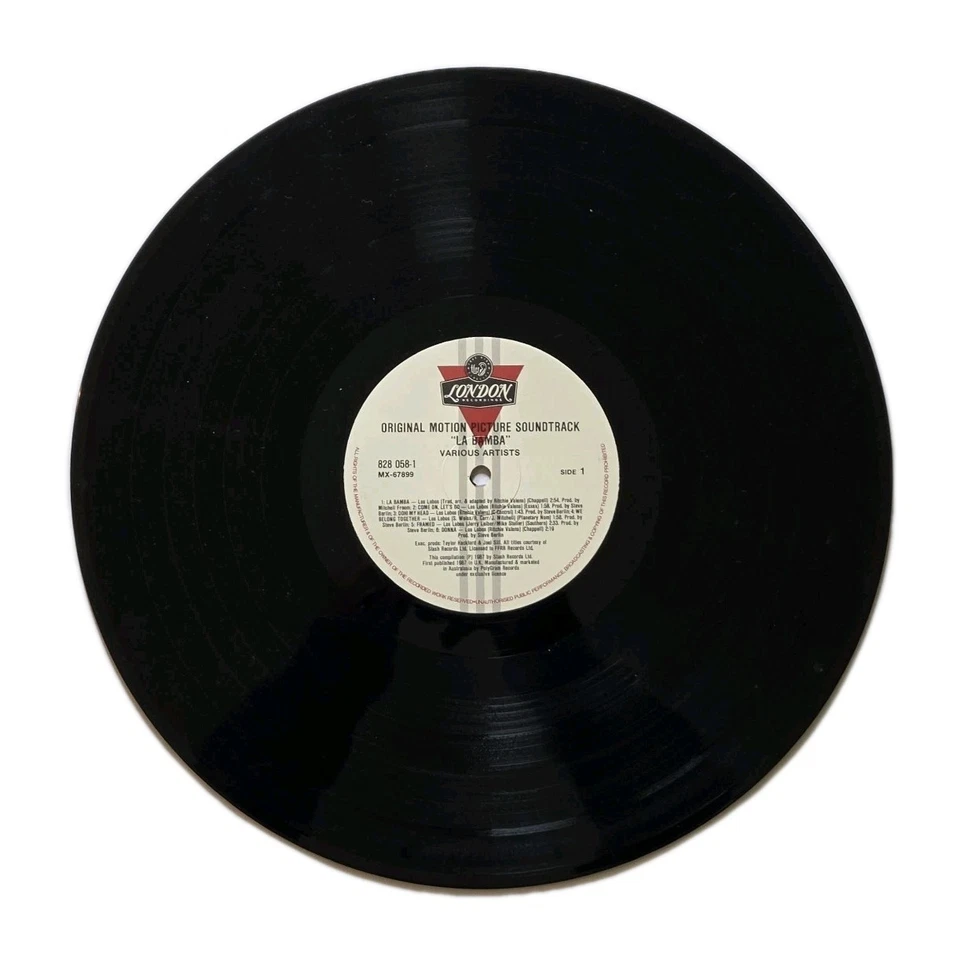 "LA BAMBA" AUSSIE 1987 12Tk SOUNDTRACK LP [LOS LOBOS Brian Setzer BO DIDDLEY] - Image 3 of 4