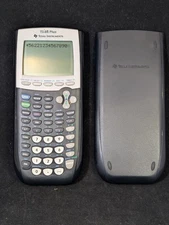 Texas Instruments TI-84 Plus Graphing Calculator W/ Cover Tested Excellent 