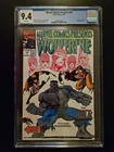 Marvel Comics Presents Wolverine # 59 1990 CGC Grade Of 9.4 Comic Book Hulk Wrap