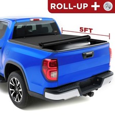 5ft Soft Roll-up Truck Bed Tonneau Cover For 2017-2026 Honda Ridgeline W Lamp 5ft Soft Roll-up Truck Bed Tonneau Cover For 2017-2026 Honda Ridgeline W Lamp