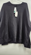 The Commons Men's Black XXL Favorite Fleece Relaxed Fit Cropped Crewneck NWT