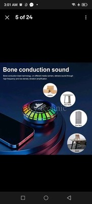 Bluetooth 5.0 Portable Speaker Mini Bone Conduction Music Player HiFi Subwofer