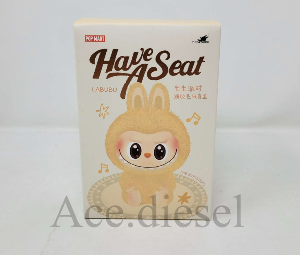 ✨ POP MART The Monsters Labubu Have a Seat - Plush Single