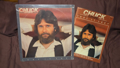 CHUCK GIRARD - Take It Easy, SEALED 1979 LP & 99 page booklet of two albums