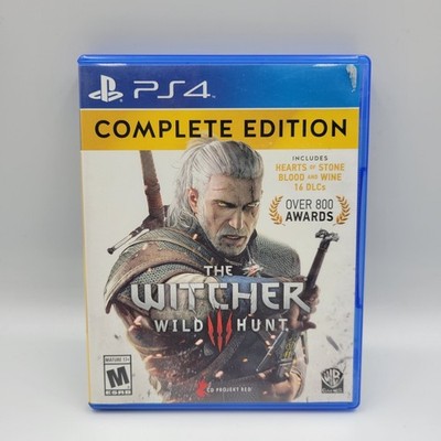 The Witcher 3 Wild Hunt Complete Edition PS4 HEARTS OF STONE BLOOD AND WINE