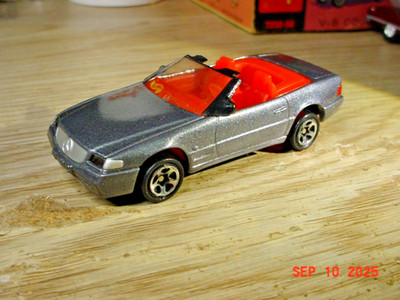 Hot Wheels Mercedes Benz 500 SEL Roadster Grey C5S corgi 1/64 j947