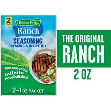 Hidden Valley Gluten Free Original Ranch Salad Dressing and Seasoning Mix, 1 oz,