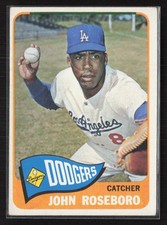 1965 Topps #405 John Roseboro - EX/EX+ Set Break!