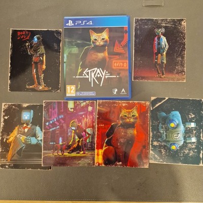 Stray (Sony PlayStation 4, 2022) mit 6 x Fotokarten - (SCHNELLER VERSAND )