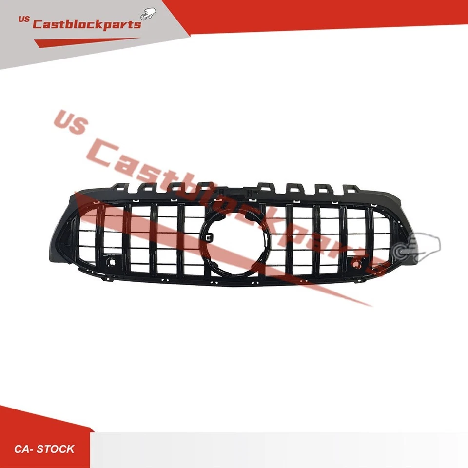 Parrilla delantera cromada y negra estilo GT 2019-2022 Mercedes-Benz A220 A250 W177 Foto 4 de 4