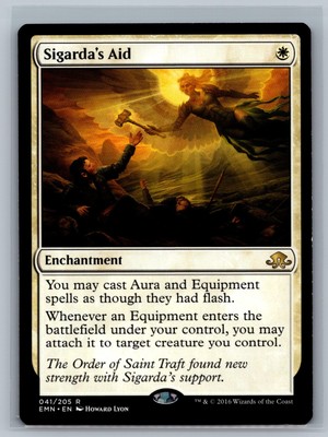 Magic The Gathering Eldritch Moon Sigarda's Aid #041/205 MTG TCG CCG