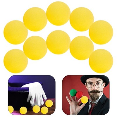  10 Pcs Schwammball Für Die Performance Schwammkugeln Trick -Requisiten