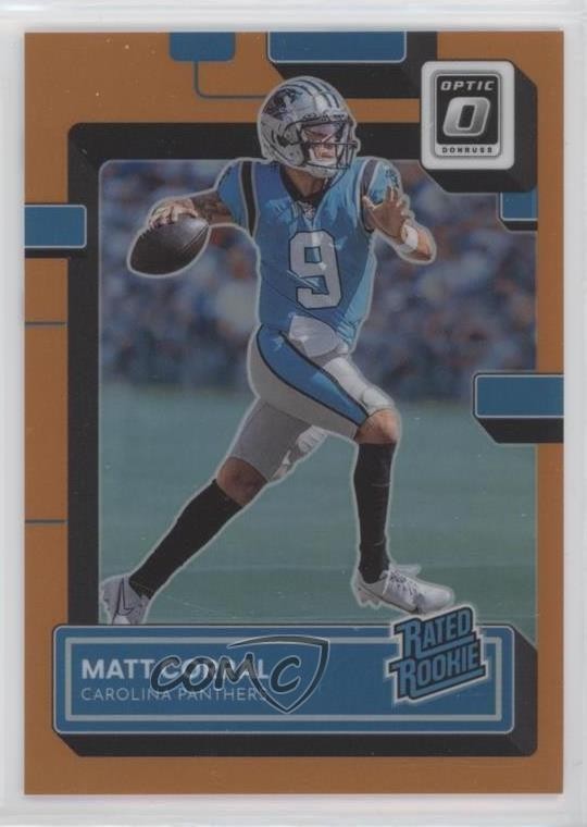 2022 Panini Donruss Optic Rated Orange Prizm /199 Matt Corral #204 Rookie RC 2h5