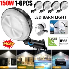 150w LED Barn Yard Street Waterproof Outdoor Security Dusk To Dawn Flood Light
