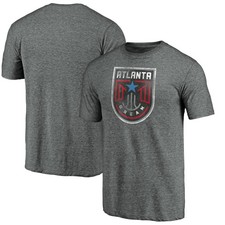 Men's Gray Atlanta Dream Distressed Team Tri-Blend T-Shirt
