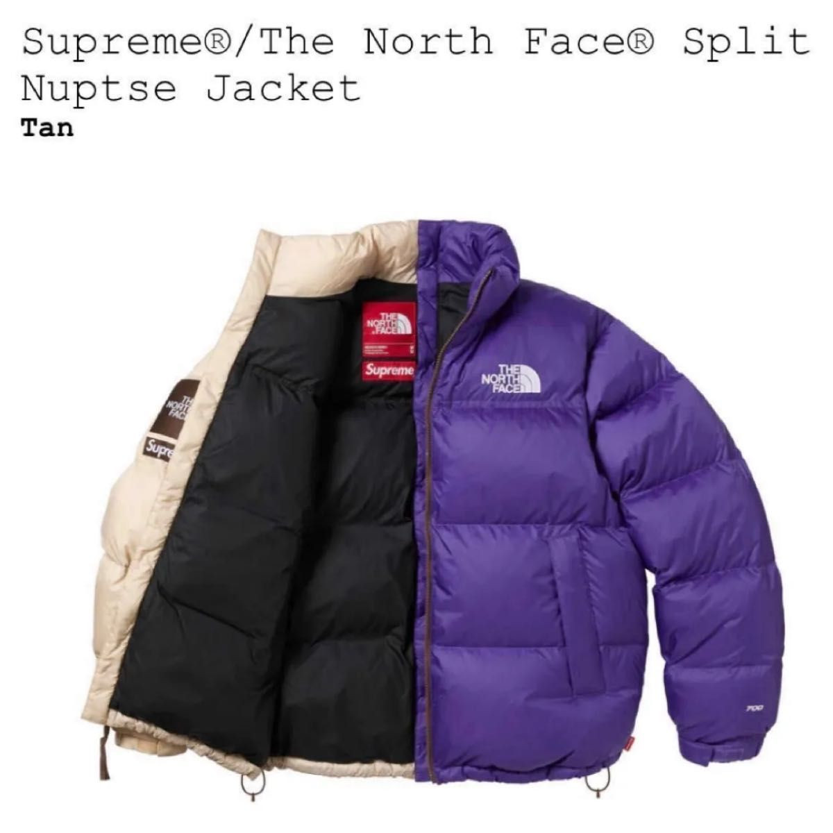 Supreme The North Face Split Nuptse Jacket Tan size L | eBay Supreme The North Face Split Nuptse Jacket Tan size L | eBay