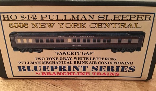 HO Branchline 5008 New York Central “Fawcett Gap” 8-1-2 Pullman Sleeper Kit NYC | Zustand: New