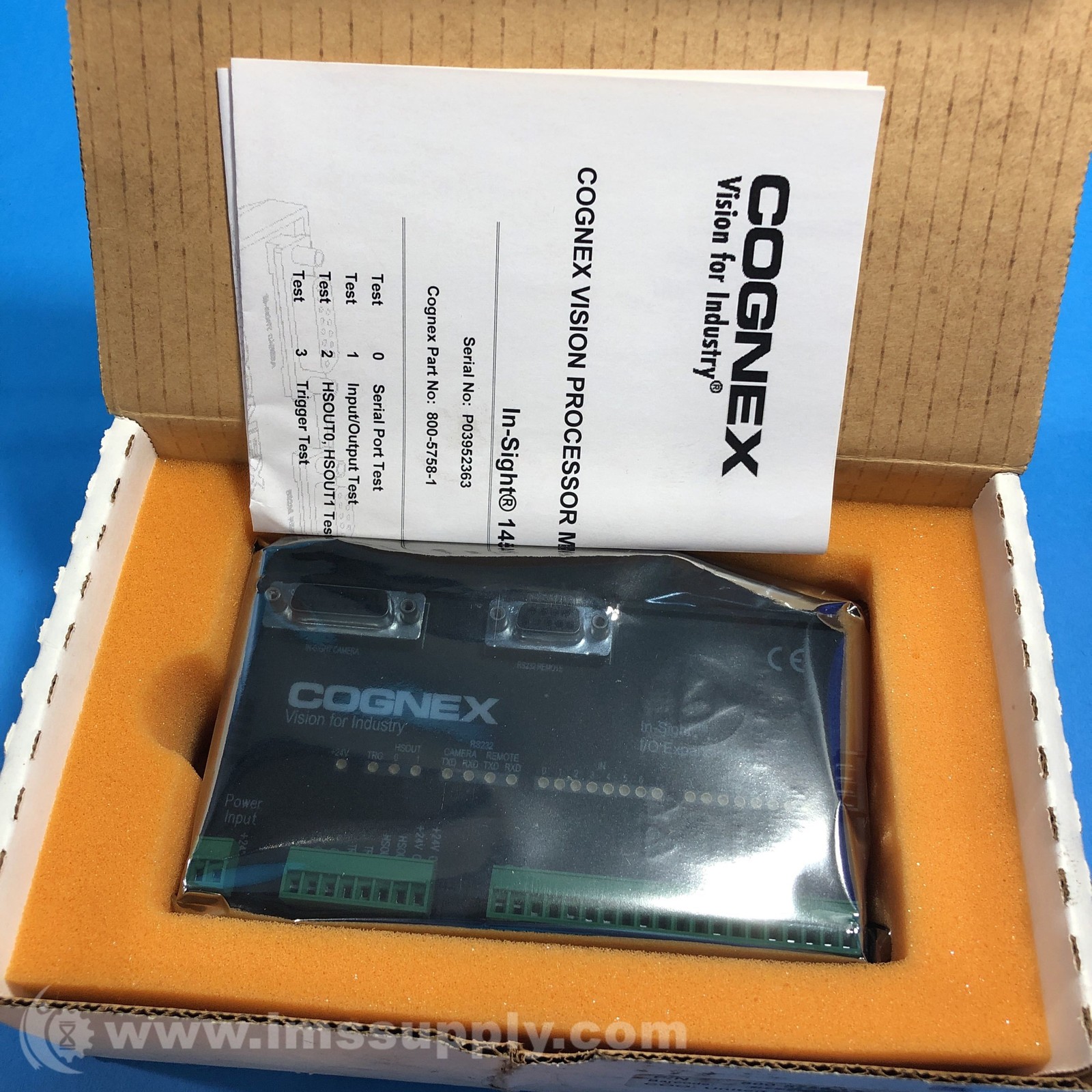 Cognex 800-5758-1 Vision Processor FNOB