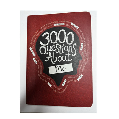 Piccadilly 3000 Questions About Me Hardcover Activity Book Self-Help Adults