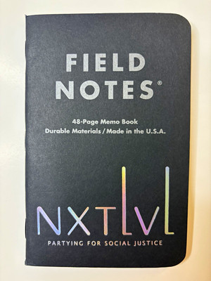 Rare Field Notes NXT LVL Limited Edition #066/500 Audre Lorde Foil Notebook