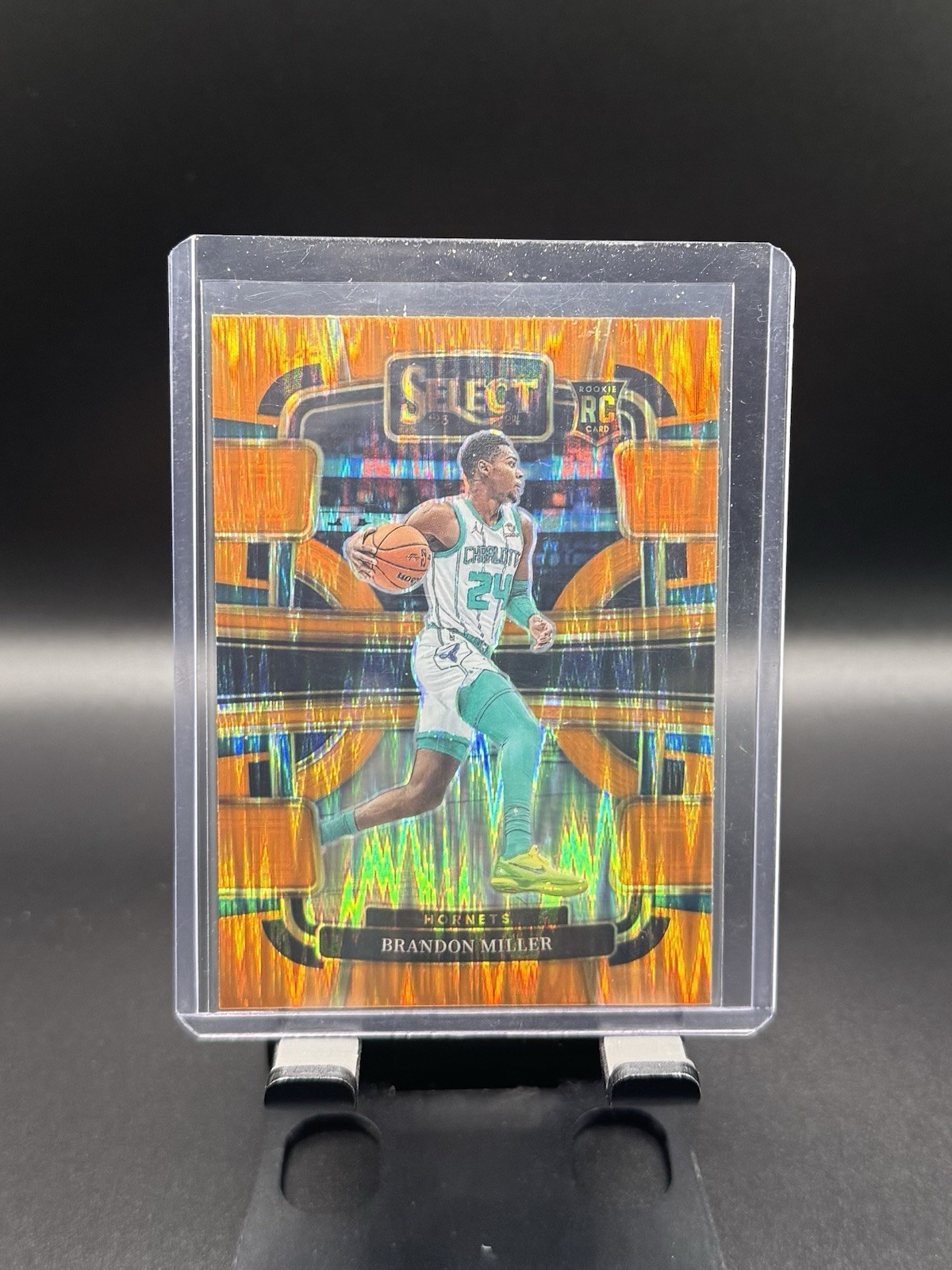 2023-24 Panini Select - Concourse Brandon Miller #80 Orange Flash Prizm (RC)