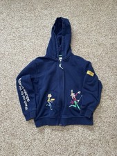 Youth 6-7 Years Roald Dahl Zip Up Hoodie Rare Graphic Pre Owned
