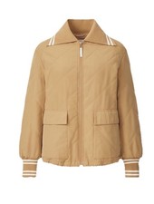 JW Anderson x Uniqlo Beige Brown Zip Up Quilted Women’s Jacket Size S 