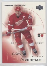 2001-02 Upper Deck Challenge for the Cup Steve Yzerman #28 HOF 0m8e