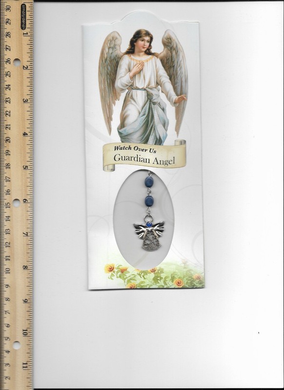Guardian Angel Traffic Car Rosary Pendant / Charm
