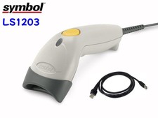 NEW Zebra Symbol LS1203 Corded Handheld Laser Barcode Scanner/Imager USB Cable