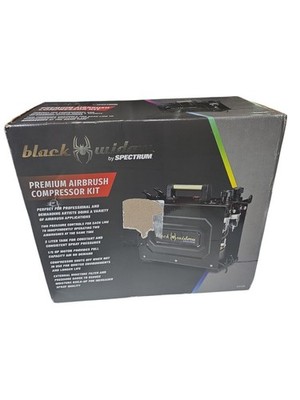 Black Widow by Spectrum Premium Airbrush Compressor Kit 59508 | New Sealed