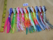 5 ULTRA MINNOW BUCKTAIL JIG 2 OZ S.S. #6/0+TRAILER HOOK #6/CHOOSE ANY COLOR/MIX