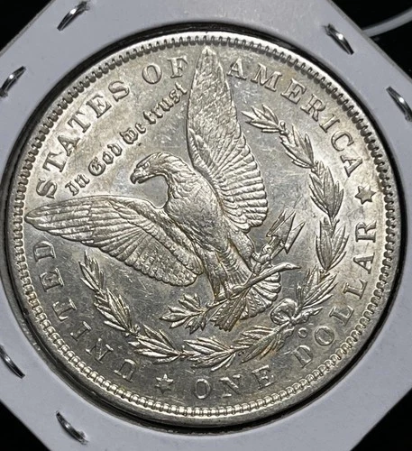 1894-O MORGAN SILVER DOLLAR, AU DETAILS