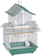 Parakeet Cage 13.5 L x 11.0 W 22.0 H Green Prevue Hendryx SP1720-4