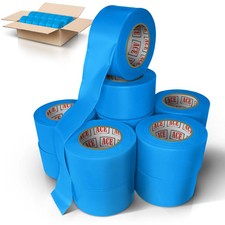 Blue Flagging Tape - Non-Adhesive 24 Pack - 1.5" Width, 150' Length, 2 Mil