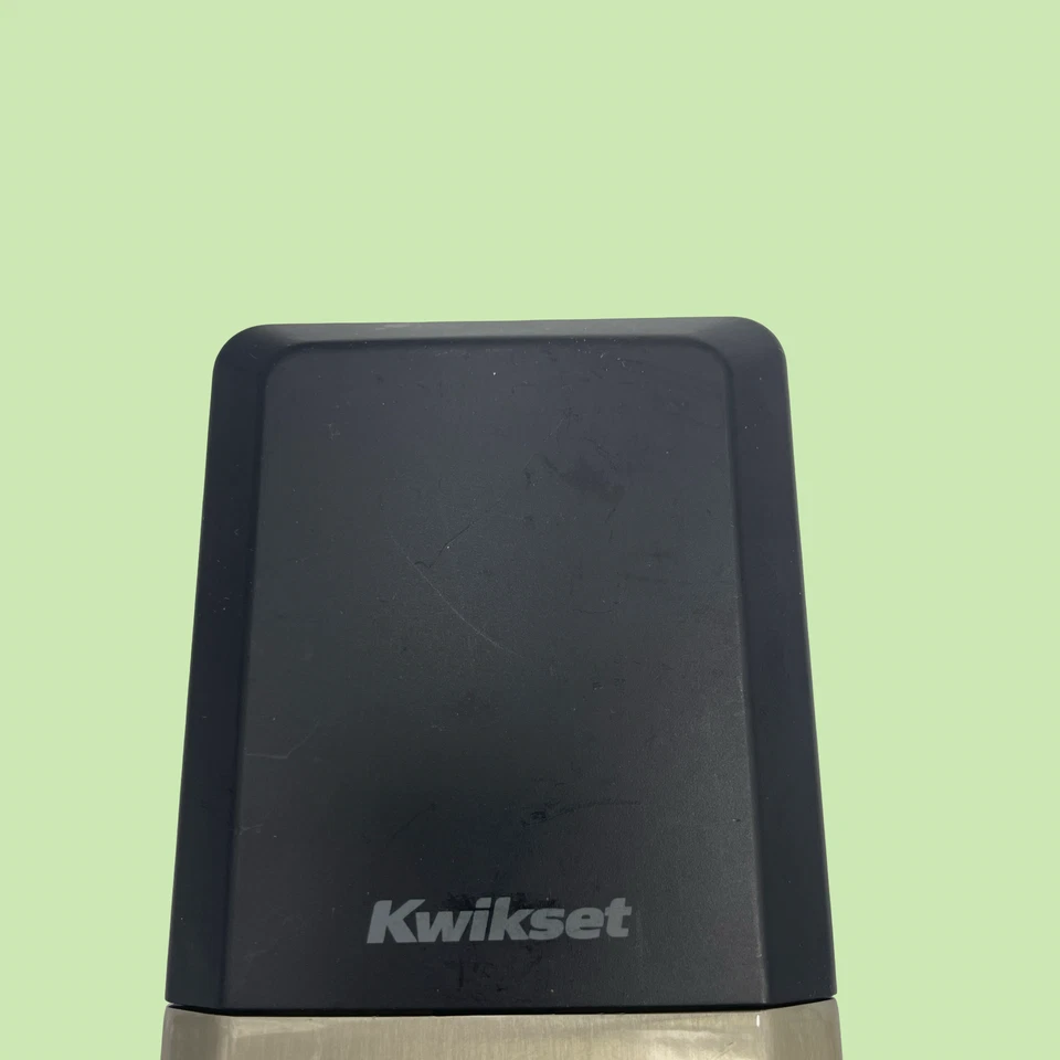 Cerradura de puerta electrónica de entrada sin llave SmartCode 270 de níquel satinado Kwikset #UF3950 AR Foto 2 de 4