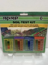 Rapitest Soil Test Kit for Gardens, Vegetables, Flowers and Lawns. USA Designed 