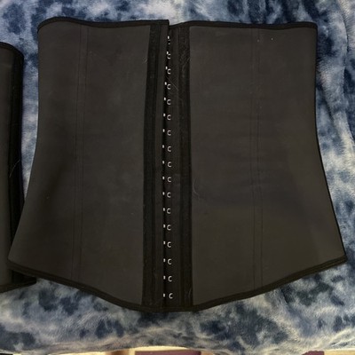 Black Waist Trainer Cincher Long Torso Shapewear Shaper for women. Fajas Girdle