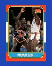 1986-87 Fleer Set-Break # 60 Bernard King NR-MINT *GMCARDS*